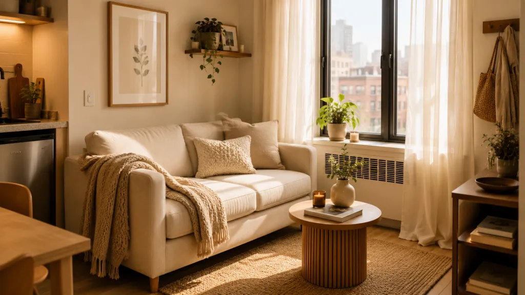 10 Small Apartment Decorating Ideas for a Cozy, Clutter-Free Home — a calm, sensory-friendly home